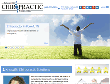 Tablet Screenshot of knoxvillespine.com